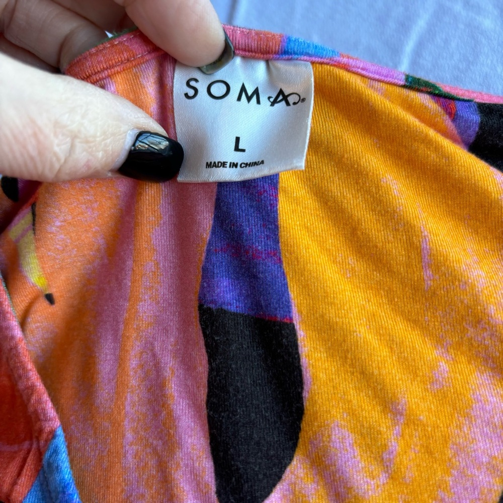 Soma Multicolor Floral Nightgown - Picture 3 of 4